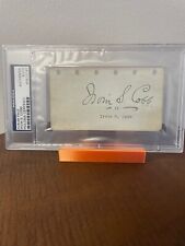 IRVIN S. COBB - SIGNED AUTOGRAPH ALBUM PAGE - PSA/DNA SLABBED & CERTIFIED picture
