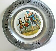 THE SPIRIT OF ’76 THE GREAT AMERICAN REVOLUTION 1776 WALL HANGING PLATE/PLAQUE picture