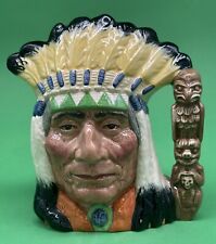 Royal Doulton  'Native American Indian' Character Jug, D6786, Ltd ed Colorway picture