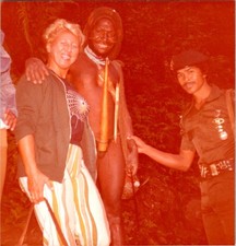 Color Photograph New Guinea Man in a Koteka picture