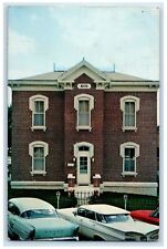 1967 Carroll County Jail Classic Cars Building Carrollton Missouri MO Postcard picture