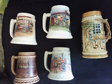 Lot of 5 Vintage Mugs 4 are Branded USA Tall Mug Made in Japan picture