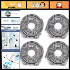 OOSSXX 4 Pack 100ft Cat5e Ethernet Cables for POE Security Camera Systems picture