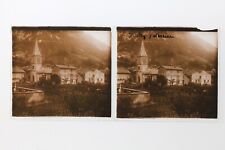 Chaley Albarine France Photo Plate P9T9n3 Vintage Stereo c1930 picture