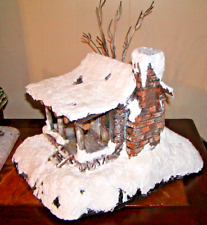 Diorama Winter Cabin with lights picture