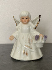 Vintage Lefton April Angel Spring Gold Ivory Ceramic picture