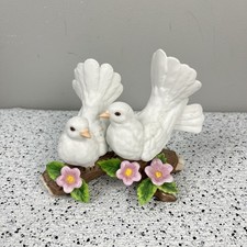 Home Interiors Courtship Doves Ceramic Bird Figurine 1453 picture