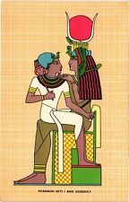 CPA AK Pharaoh Seti I and Goddess EEGYPT (1324245) picture