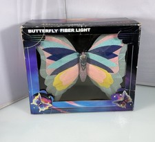 Y2K Fiber Optic 12" Butterfly Multi Color Light Lamp 2000s Neon Rave Spencer NEW picture