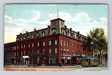 Cortland NY-New York, The York Hotel, Advertising Antique Vintage c1910 Postcard picture
