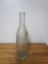 Rare Hickory, NC 7 Up Clear Ribbed Soda Bottle 10oz. picture