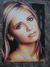 Buffy the Vampire Slayer Sarah Michelle Gellar Original Sketch/Art ACEO Card picture