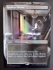 MTG Cluedo Edition - Godless Shrine - Foil Borderless Shockland picture