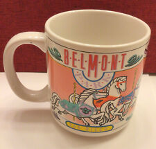 Vintage 1990 Belmont Park Mug, San Diego CA, Carousel, Merry Go Round, Amusement picture