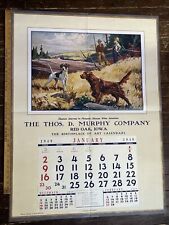 1949 Salesman Copy Calendar Hintermeister  Red Oak, Iowa Series 49 R 3 RARE VTG picture