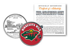 MINNESOTA WILD NHL Hockey Minnesota Statehood Quarter US Colorized Coin LICENSED picture