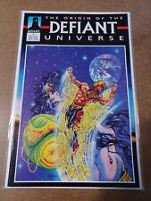 Origin of the Defiant Universe #1 Comic Book - Valiant Jim Shooter - Pic picture