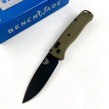 Benchmade 535 Bugout Green CF-Elite Handle CPM-S30V Blade Folding Knife picture