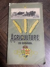 Vintage 1903 AGRICULTURE IN CANADA  Dept. of Agriculture Booklet picture
