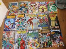 HUGE LOT of 13 DC assorted comic books Legion of superheros flash green lantern picture