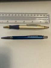 2 Viagra ballpoint pens - mostly metal - both work - pharma rep picture