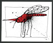 Joey Feldman Pearl Jam Art Print Sticker Slap Red Mosquito Rojo Dark Matter PJ picture