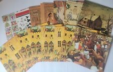 Vintage Gordon Fraser Paper Or Poster Gift Wrap Art Lot of 13 Sheets England picture