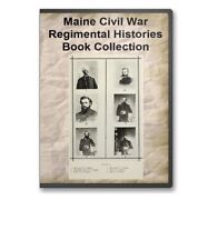 Maine ME Civil War Regiment Infantry Volunteers Genealogy 17 Book Set - B383 picture