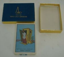 Vintage Perfect Circle Corporation Outhouse Playing Cards picture