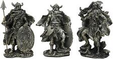 Ebros Gift Small Norse Viking Warlock Gods and Sorcerer Statue Set of 3 Figurine picture