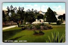 San Antonio TX-Texas, Alamo Plaza, Antique, Vintage Postcard picture