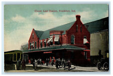 c1910 Clover Leaf Station Frankfort Indiana IN Antique Unposted Postcard picture