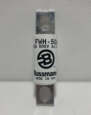 Bussmann FWH-50A 50 Amp AC/DC Fuse Semiconductor 500 Volts NIB Made In USA picture