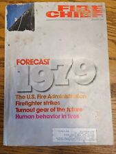 FIRE CHIEF JANUARY 1979 US FIRE ADMINISTRATION MAGAZINE RARE VTG FIREMAN picture