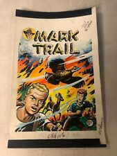 MARK TRAIL #1 art original cover color guide 1955 FOREST FIRE PINES ED DODD picture