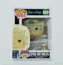 Funko POP SPACE SUIT RICK with Snake #689  Rick and Morty   DAMAGED BOX picture