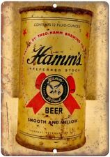 Hamm's Preferred Stock Beer Breweriana Reproduction Metal Sign E44 picture