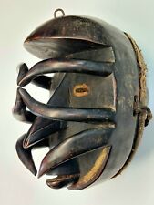 Rare Antique / Vintage African Hand Carved Solid Wood Dancing Mask 10” x 7” x 6