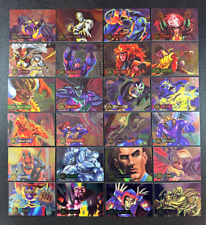 1995 Flair Marvel Annual - Power Blast - Complete Set (24 Cards) - Clean picture