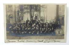 Elmira NY Masonic Band RPPC Photo Postcard c1910 