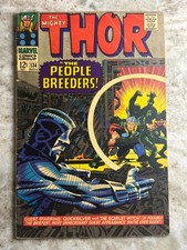 Marvel Comics The Mighty Thor #134 1966 1st App. High Evolutionary VG picture