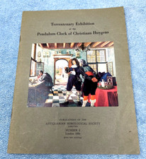 Tercentenary Exhibition of the Pendulum Clock of Christiaan Huygens 1956 Program picture