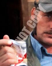 1975 Jaws Movie Robert Shaw As Quint Crushing Can Scene 8x10 Photo picture