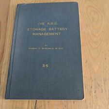 1928 CHLORIDE ELECTRICAL STORAGE BATTERY BATTERIES hardback BOOK 120 PAGES picture