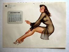 December 1947 Varga Sexy Pinup Calendar Woman Smoking picture