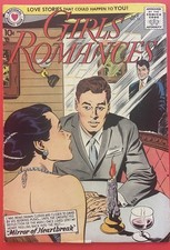 GIRLS' ROMANCES # 53 (1958) - DC ROMANCE Comic Book picture