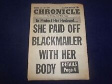 1965 FEBRUARY 1 NATIONAL STAR CHRONICLE NEWSPAPER-SHE PAID BLACKMAILER - NP 6892 picture