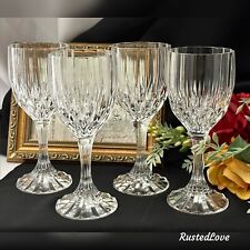 Cristal D'Arques-Durand Bretagne Water Goblets Vintage Durand Water Glasses 4 * picture