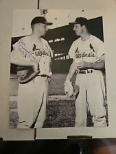 Joe Cunningham Autograph 1954 Cardinals With Stan Musial picture