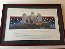 The Gettysburg Address Print, Framed, 26 1/2
